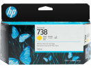 HP 738 130-ml Yellow DesignJet Ink Cartridge