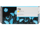 HP 738 300-ml Yellow DesignJet Ink Cartridge