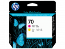 HP 70 magenta & yellow  printhead