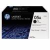 HP Laserjet CE505D/05A Sort Dobbeltpakke 2.300 sider 