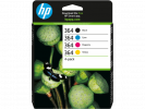 HP 364 Sort Gul Cyan Magenta Blæk N9J73AE