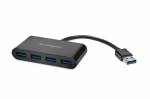 Kensington UH4000 USB 3.0 4-Port Hub, Black