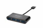 Kensington UH4000 USB 3.0 4-Port Hub, Black