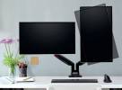 One-Touch Height Adjust Dual MonitArm