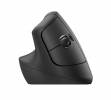 Logitech Lift Vertical Ergonomic Mouse Optisk Trådløs Sort