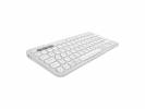 Pebble Keys 2 K380s Wireless Keyboard, Tonal White (Nordic)