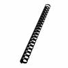 Spiralringe plastik 19mm A4 21R sort (100)