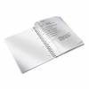 Notesbog WOW PP A4 m/hul lin. 80arklilla