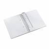 Notesbog WOW PP A5 m/hul lin. 80ark pink