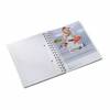 Notesbog WOW PP A5 m/hul lin. 80ark pink