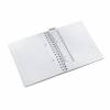 Notesbog WOW PP A5 m/hul lin 80ark lilla