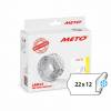METO fryseetiket perm 22x12 hvid (12rl/1000)