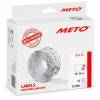 METO etiket perm 26x12 hvid (12rl/1000)
