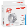 METO etiket perm 32x19 hvid (10rl/1000)