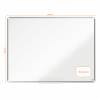 Nobo Premium Plus emaljeret whiteboard 120x90cm hvid 
