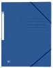 Oxford top file+ elasticated 3-flap folder a4 blue