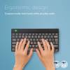 R-Go Compact Break ergonomic wireless keyboard, Black Nordic