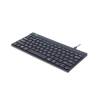 R-Go Compact Break ergonomic wired keyboard, Black (US)