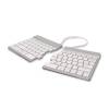 R-Go Split Break ergonomic wireless keyboard, hvid Nordic