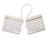 R-Go Split Break ergonomic wireless keyboard, White Nordic