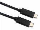 Kabel USB-C til USB-C, sort (2m)