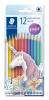 STAEDTLER Farveblyant sekskantet pastel farver ass (12)