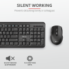 Trust Ody Wireless Keyboard & Mouse, Black (Nordic)