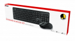 Trust Ody Wireless Keyboard & Mouse, Black (Nordic)