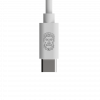 Kabel UPSTRÖM CIRKULÄR 100W USB-C to USB-C, hvid (1.2m)