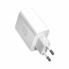 Oplader UPSTRÖM CIRKULÄR 65W Dual Port GaN, White