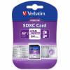 Verbatim 128GB Class 10 SDXC hukommelseskort