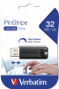 USB 3.2 PinStripe 32GB, Black