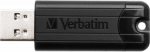 USB 3.2 Pinstripe Drive 256GB, Black