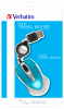 VERBATIM Go Mini Optical Travel Mouse Caribbean Blue