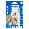 Marker Pilot Pintor assorteret fine Pastel Mix 6stk/pak