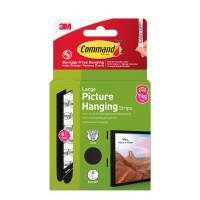 Command Strips Black Large 4 Sets 17206BLK-4