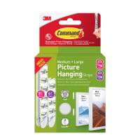 Command Strips V-Pack White  4 Sets M + 8 Sets L 17209WHI-12