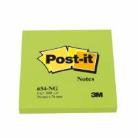 Post-it Notes 76x76 neon gr&oslash;n