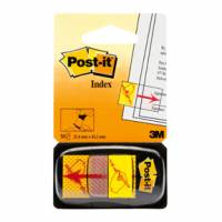 Post-it Indexfaner 25x43,2 ''sign here'' gul
