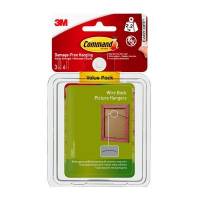 Command billedoph&aelig;ng til wire Value Pack, hvid, 3 oph&aelig;ng + 6