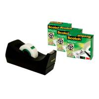 Borddisp. Scotch C38 +3rl tape 19mmx33m sort