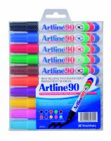 Marker Artline 90 10-s&aelig;t assorterede farver