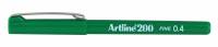 Fineliner Artline 200 Fine 0.4 gr&oslash;n