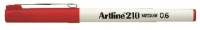 Fineliner Artline 210 M 0.6 r&oslash;d