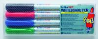 Whiteboard Marker Artline 541T 2-i-1 4-s&aelig;t