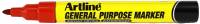 Artline general purpose marker r&oslash;d
