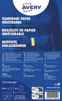Festivalarmb&aring;nd Tyvek neongul (500)