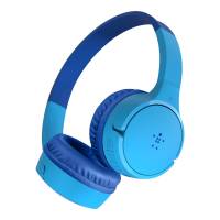 SOUNDFORM Mini Wireless On-Ear Headphones for Kids Blue