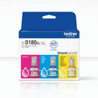 Brother BTD180CL Multipack Gul Cyan Magenta Bl&aelig;krefill