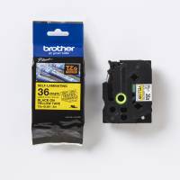 BROTHER TZeSL661 tape Black on Yellow 36